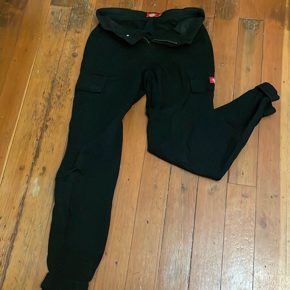 Black denim dickies vintage cargo pants